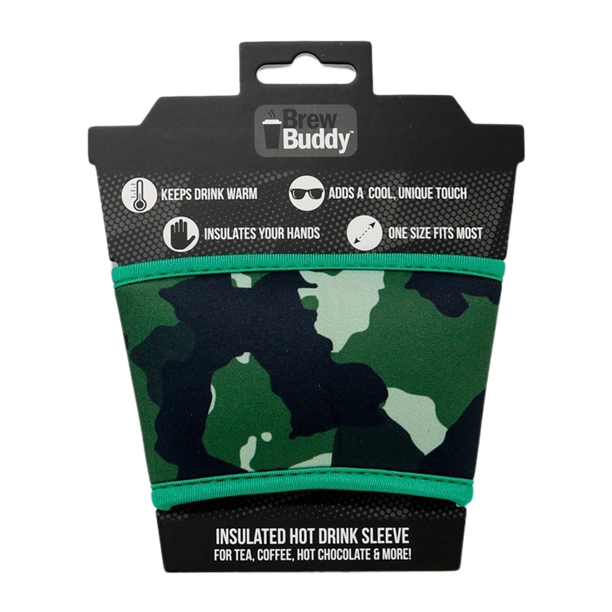 Hot Coffee Insulated Drink Sleeve  Camo - Brew Buddy Neoprene –  shopbrewbuddy