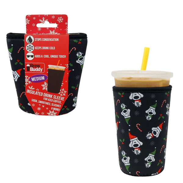 Insulated Iced Coffee & Drink Sleeve - Pretty Kitties - Brew Buddy Neoprene  – shopbrewbuddy