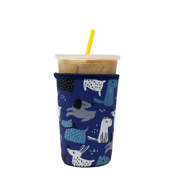 Insulated Iced Coffee & Drink Sleeve - Turquoise Leaves - Brew Buddy  Neoprene – shopbrewbuddy